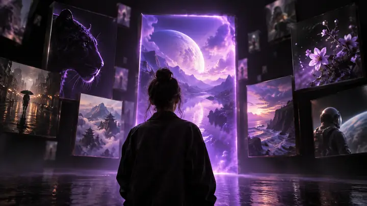 Cinematic drama video effect