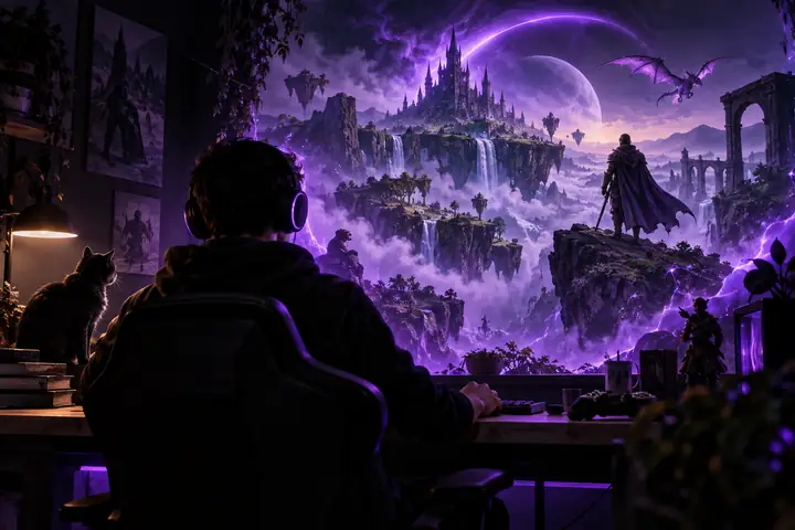 Creative gaming scene