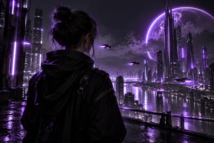 Cyberpunk portrait