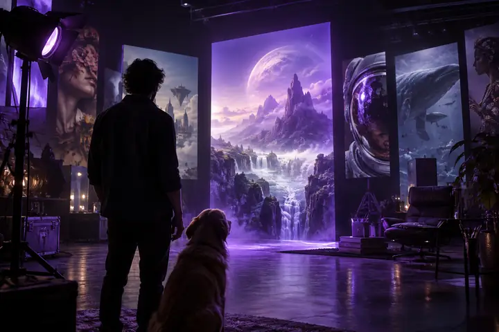 Film Studio cinematic frame