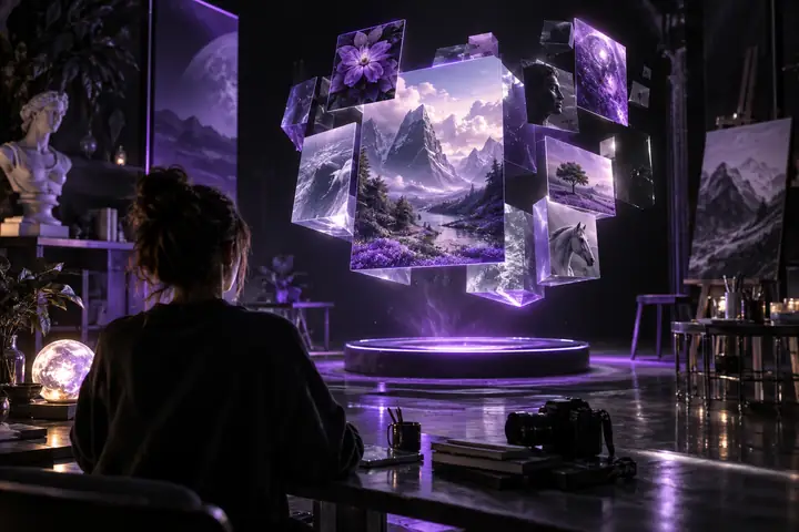 Three dimensional design scene