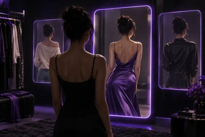 Virtual try-on advertisement