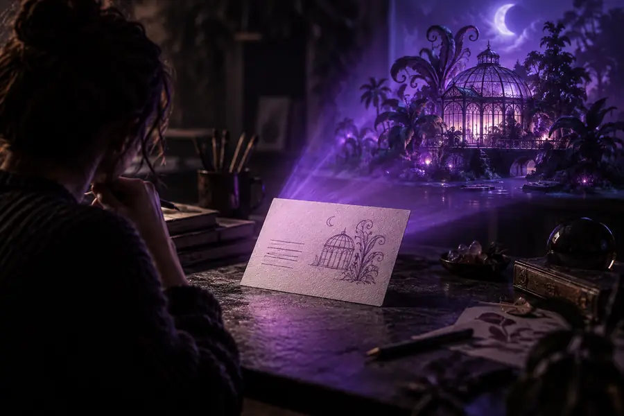 A short written concept for a fantasy scene